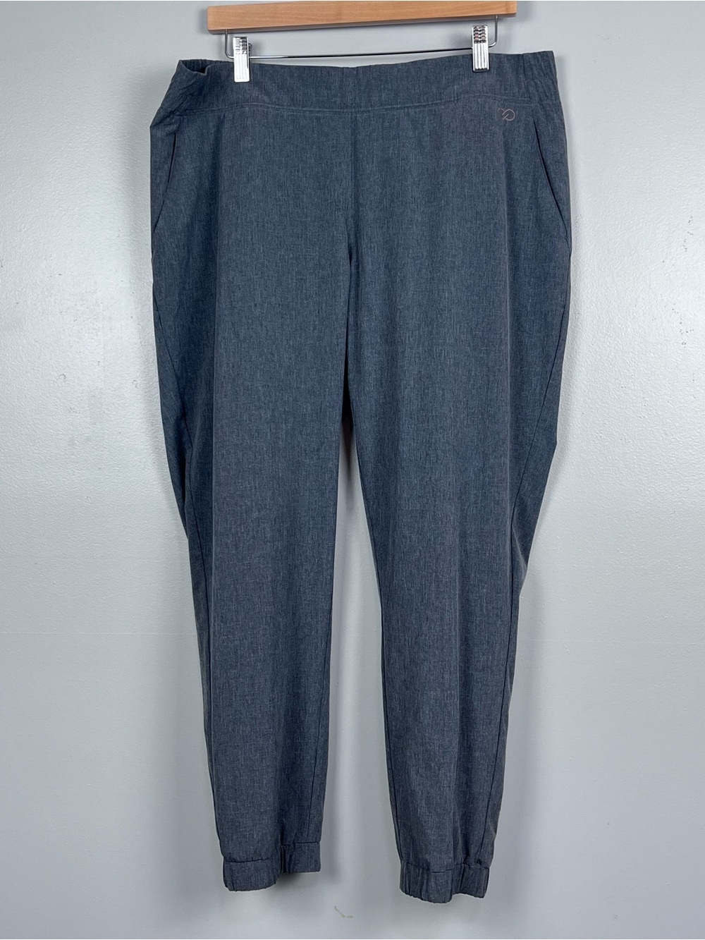 Calia by Carrie Underwood Women's Gray Stretch Active Joggers Size L: Athleisure